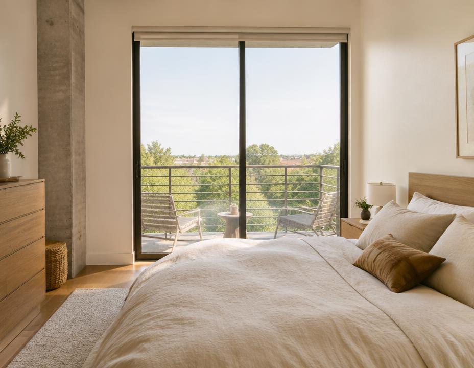 Loft with balcony